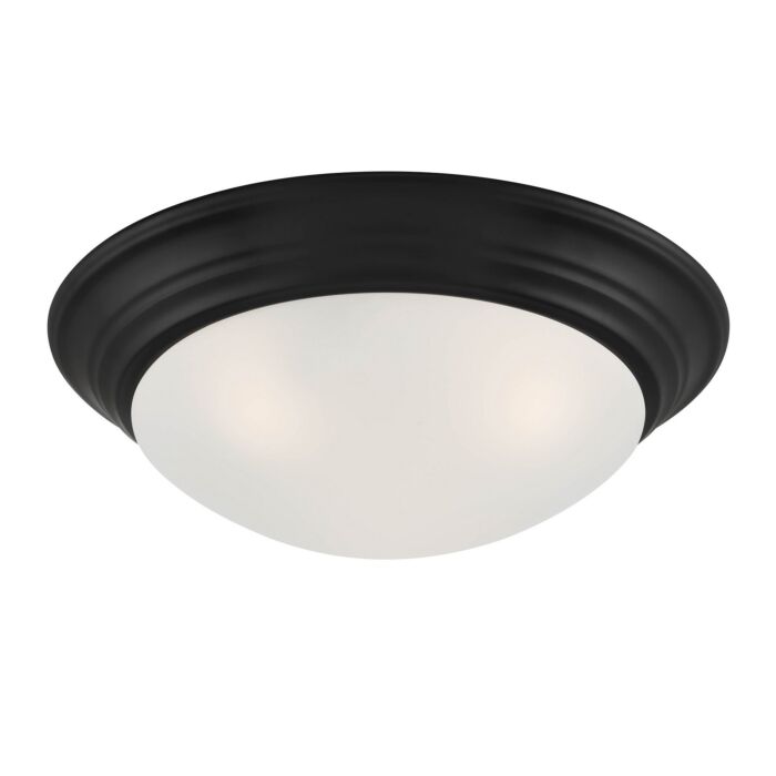 Tap 3-Light Flush Mount in Matte Black