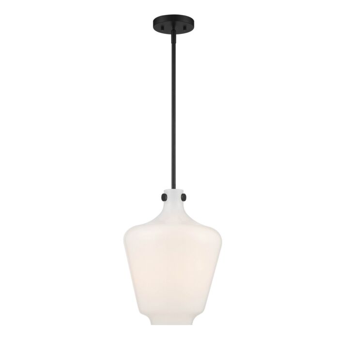 Day Dream 1-Light Pendant in Matte Black