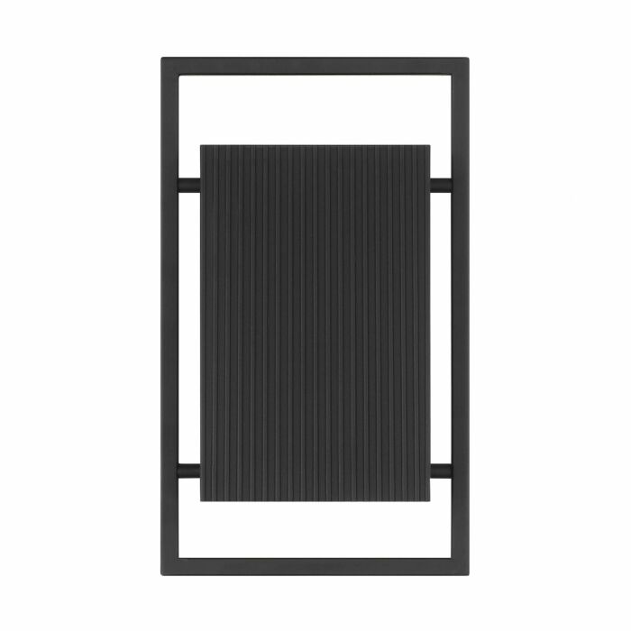 Pine Hills 1-Light Wall Lantern in Black