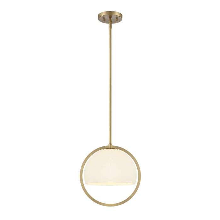 Eterna 1-Light Pendant in Brushed Gold