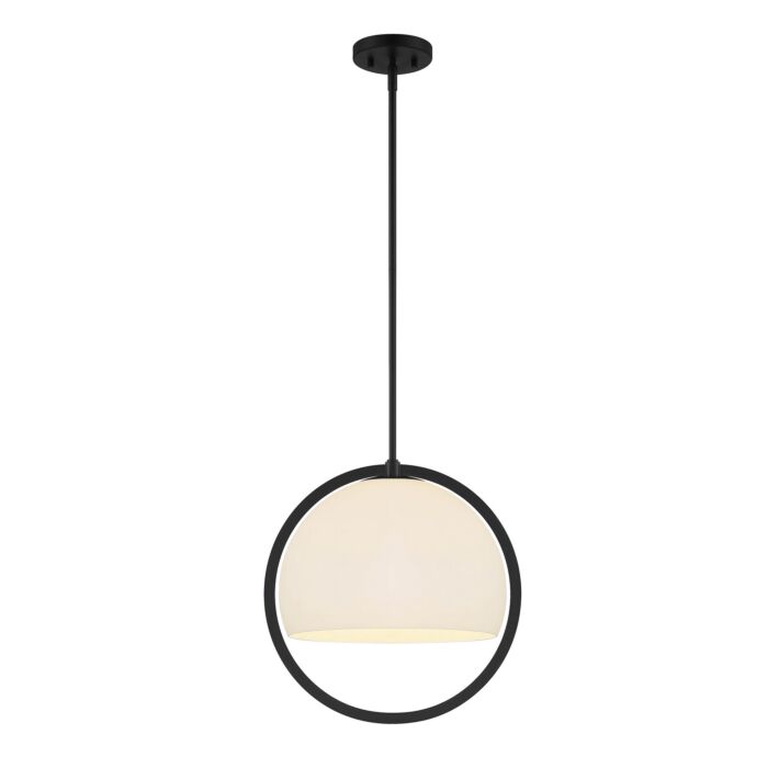 Eterna 1-Light Pendant in Matte Black