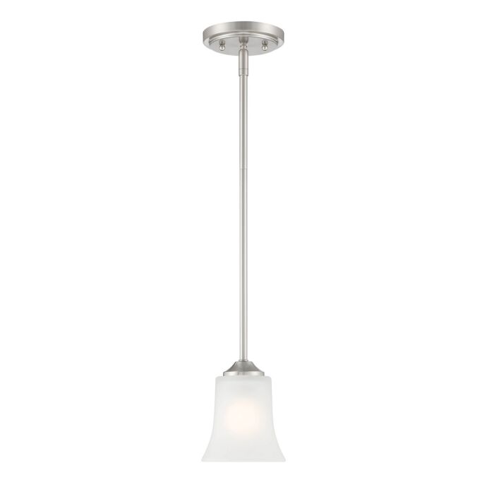 Bronson 1-Light Pendant in Brushed Nickel