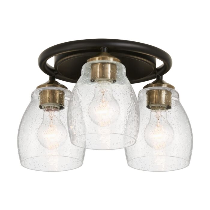 Three Light Semi Flush Mount