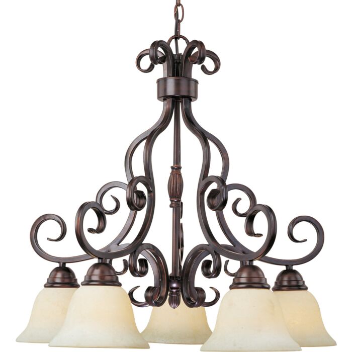 Maxim Lighting Manor 5 Light Down Lt. Chandelier in Bronze