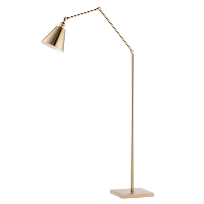 Maxim Library Floor Lamp in Heritage