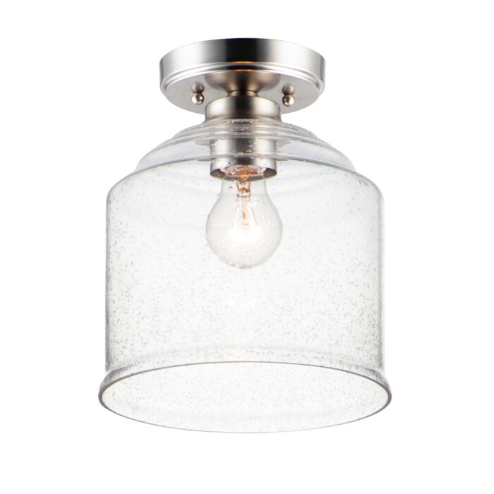 Maxim Acadia Ceiling Light in Satin Nickel
