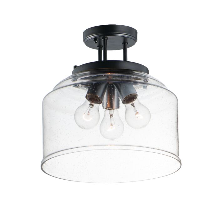 Maxim Acadia 3 Light Ceiling Light in Black