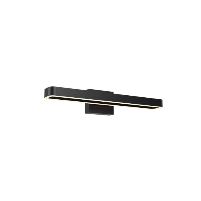 1-Light Bathroom Vanity Light in Black