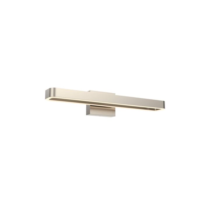 1-Light Bathroom Vanity Light in Satin Nickel