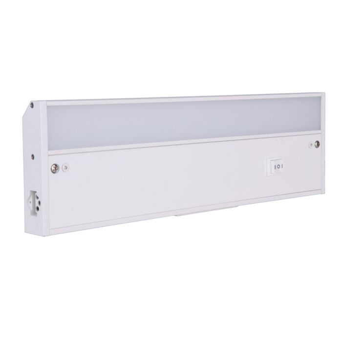 Undercabinet Light Bars 1-Light LED Under Cabinet Light Bar in White