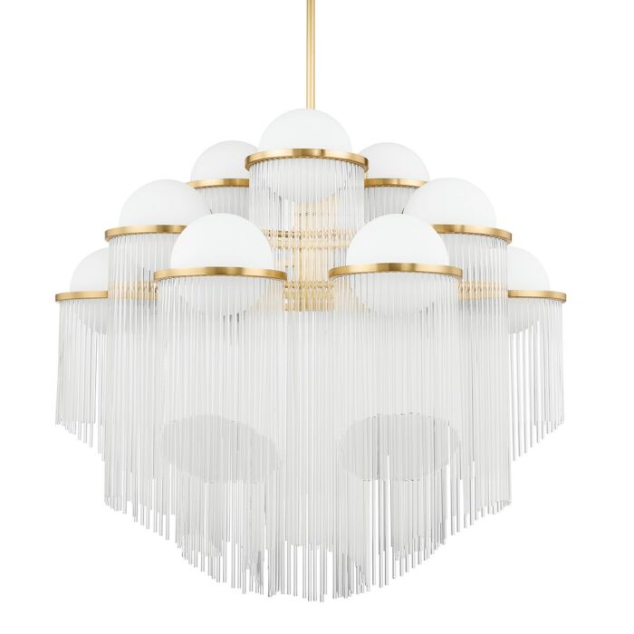 12 Light Chandelier by Corbett Lighting