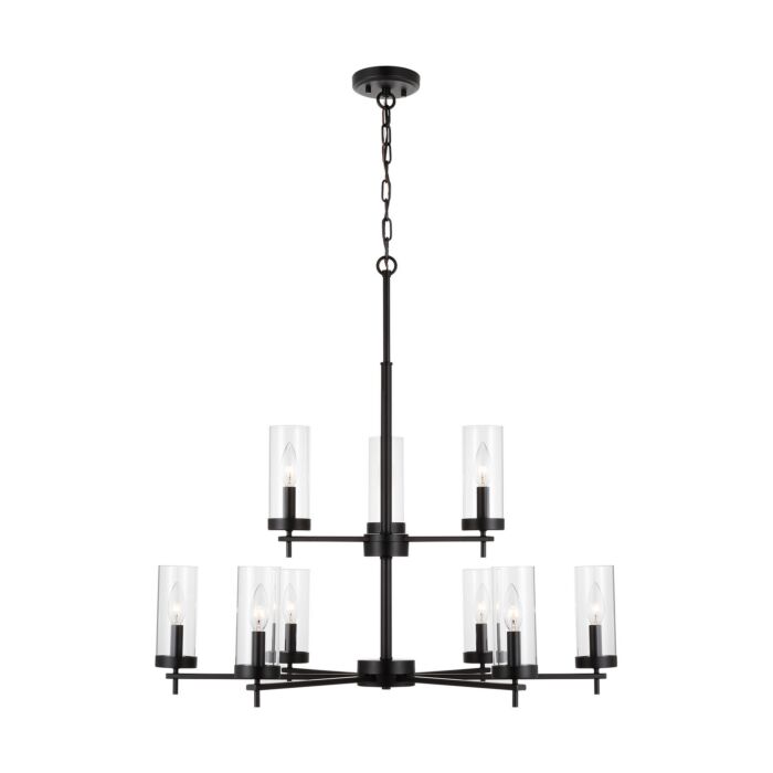 Nine Light Chandelier by Visual Comfort Studio