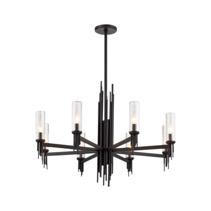 Eight Light Chandelier by Alora