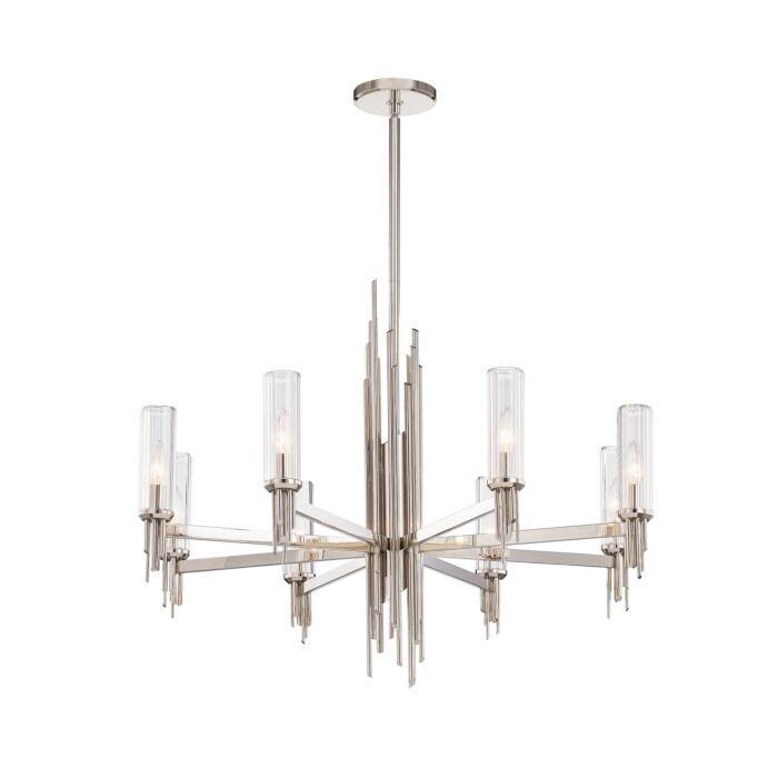 Eight Light Chandelier by Alora