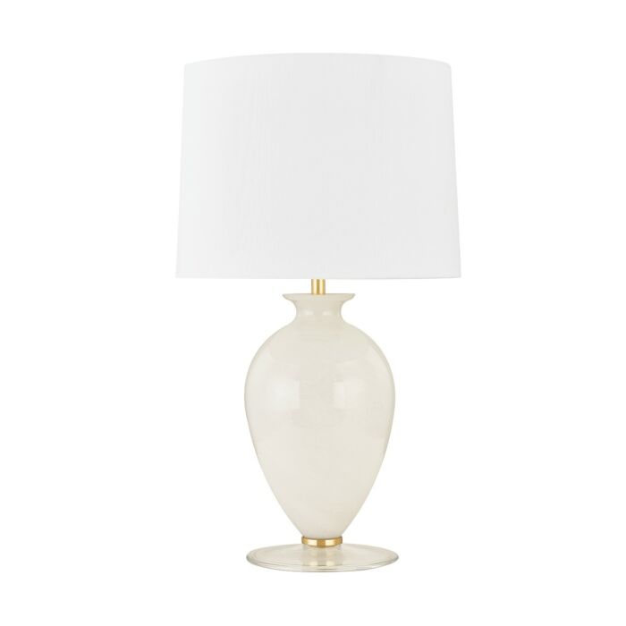 Laney 1-Light Table Lamp in Brass - Antique