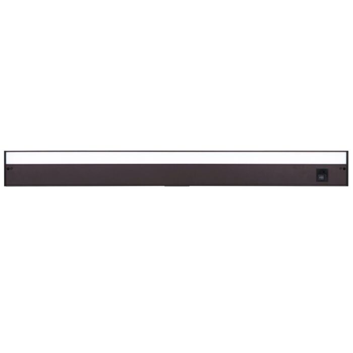3CCT Under Cabinet Light Bars 1-Light LED Undercabinet Light Bar in Bronze