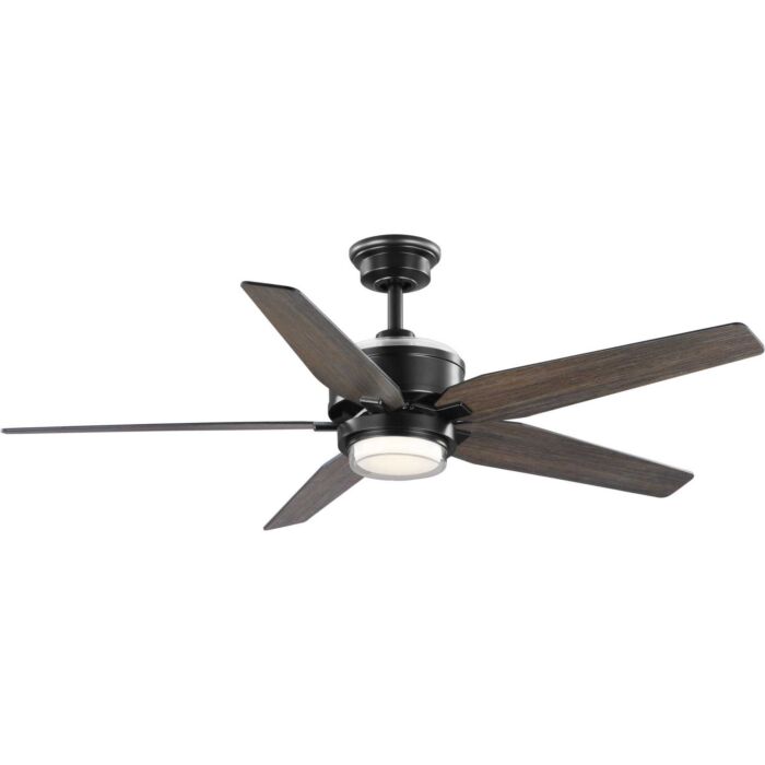 Byars 1-Light 54" Hanging Ceiling Fan in Black