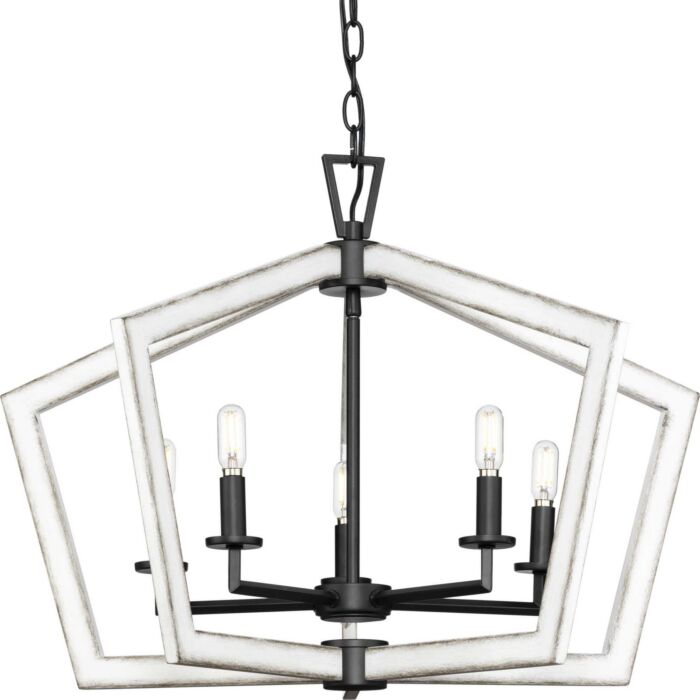Galloway 5-Light Chandelier in Matte Black