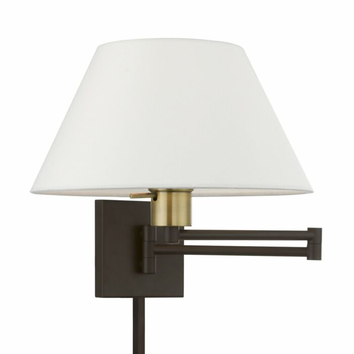 One Light Swing Arm Wall Lamp