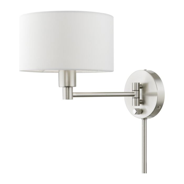 One Light Swing Arm Wall Lamp
