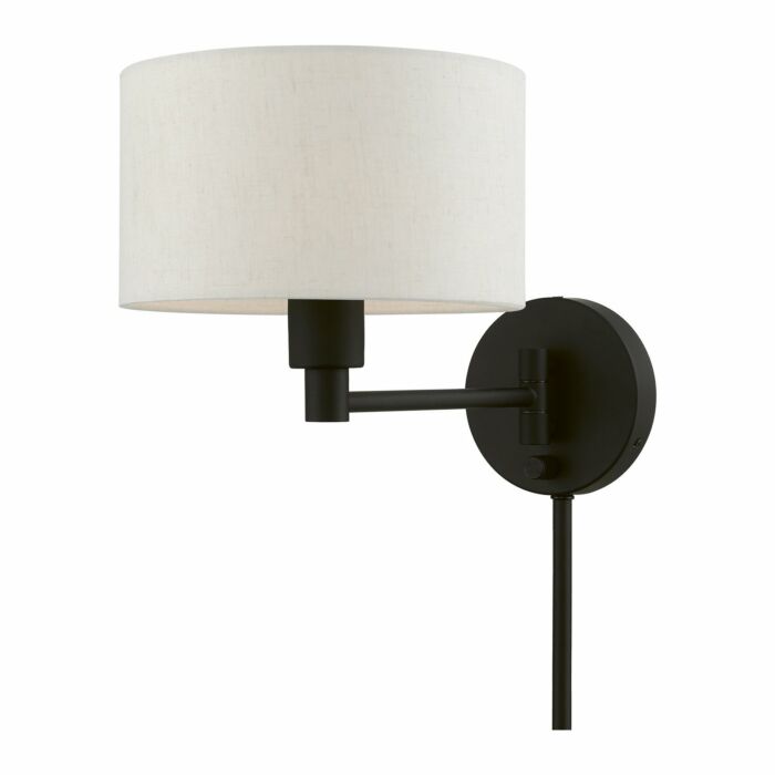 One Light Swing Arm Wall Lamp