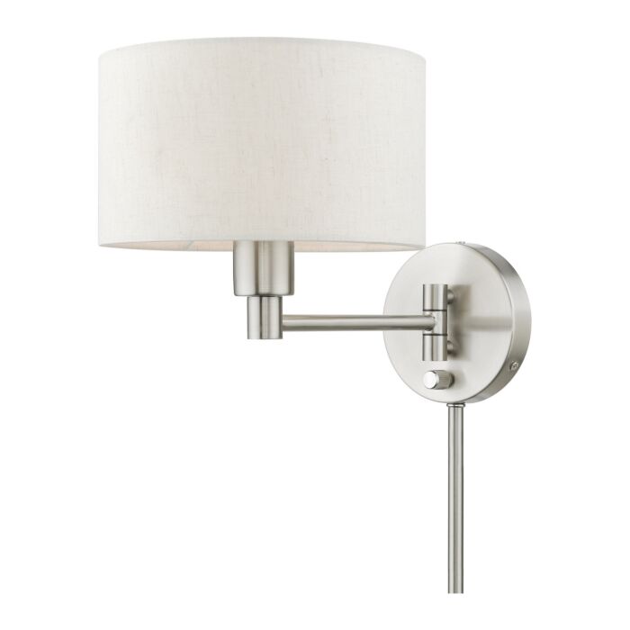 One Light Swing Arm Wall Lamp