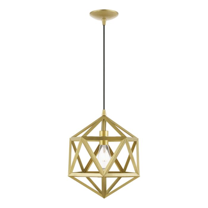 Ashland 1-Light Pendant in Soft Gold
