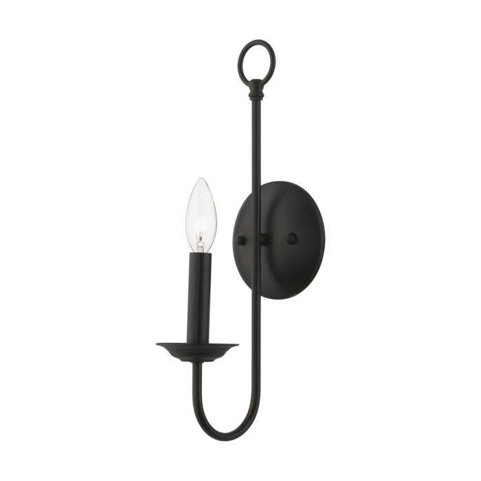 Estate 1-Light Wall Sconce in Black