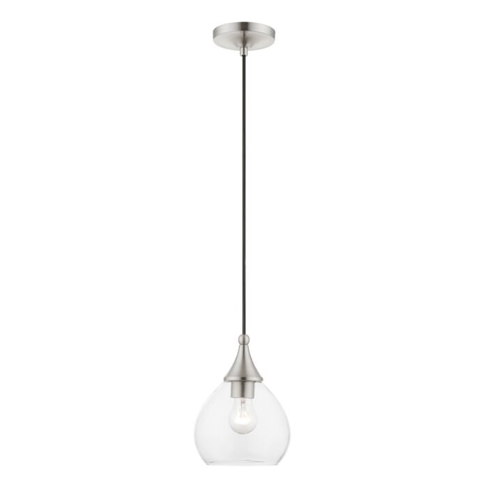 Catania 1-Light Mini Pendant in Brushed Nickel
