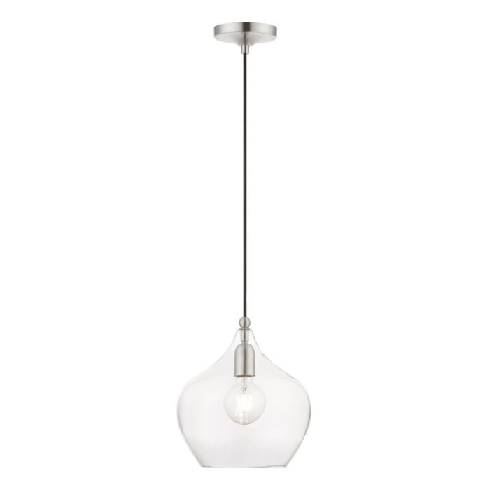 Aldrich 1-Light Pendant in Brushed Nickel