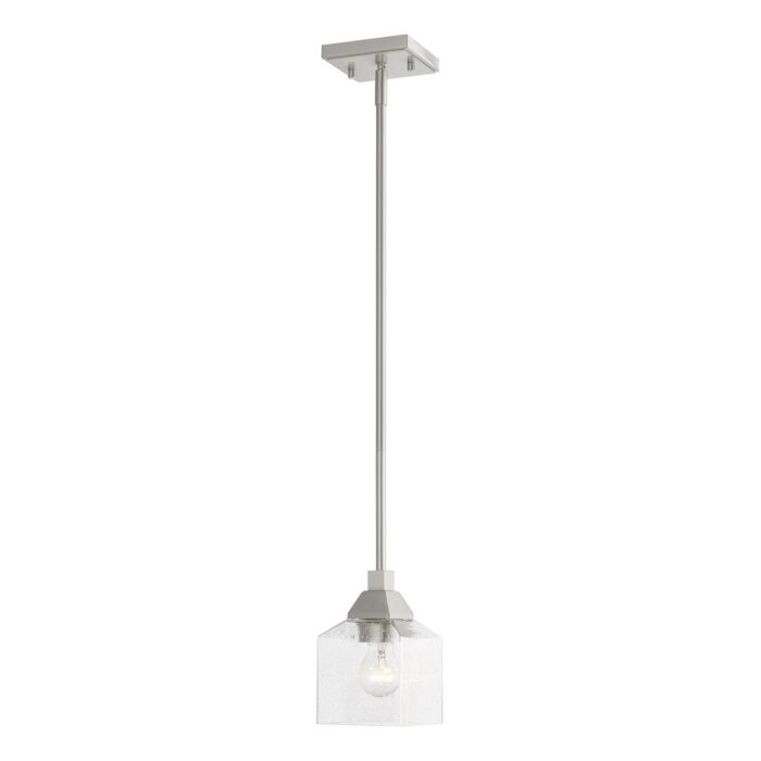 Aragon 1-Light Mini Pendant in Brushed Nickel