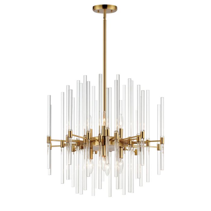 Divine 8-Light Chandelier in Heritage