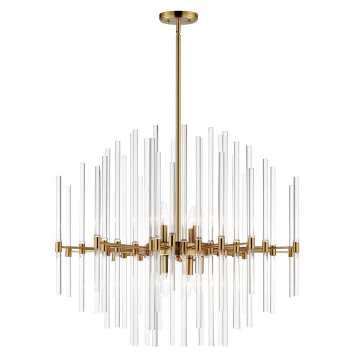 Divine 8-Light Chandelier in Heritage