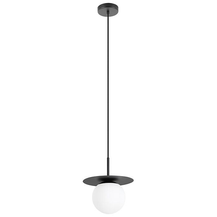 Arenales 1-Light Mini Pendant in Structured Black
