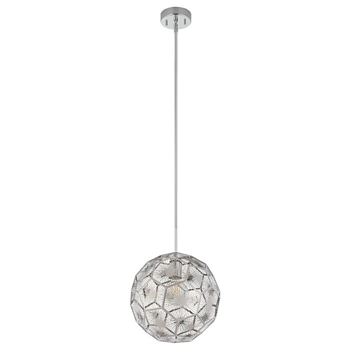 Skoura 1-Light Pendant in Chrome