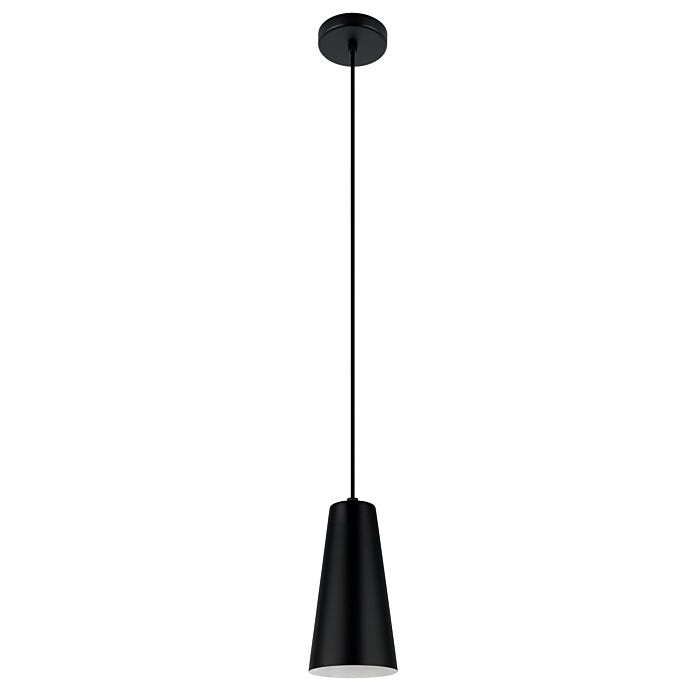 Pratella 1-Light Mini Pendant in Structured Black