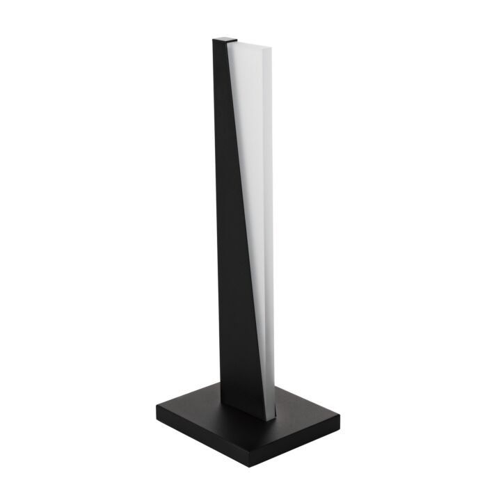 Isidro 1-Light LED Table Lamp in Structured Black
