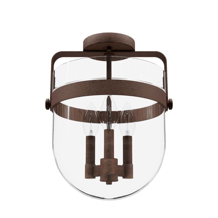 Karloff 3-Light Light Fixtures in Bronze / Dark