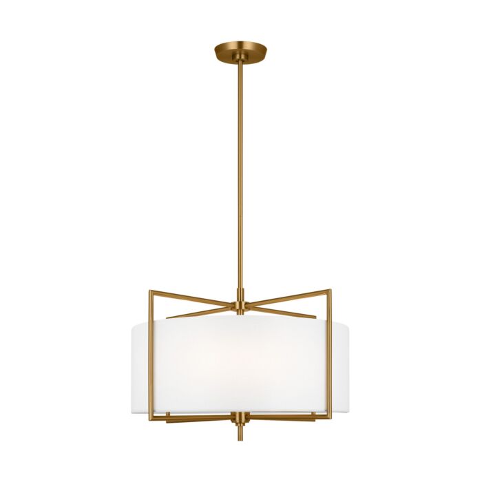 Four Light Pendant by Visual Comfort Studio