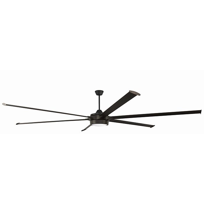 Prost 120 1-Light 120" Hanging Ceiling Fan in Espresso