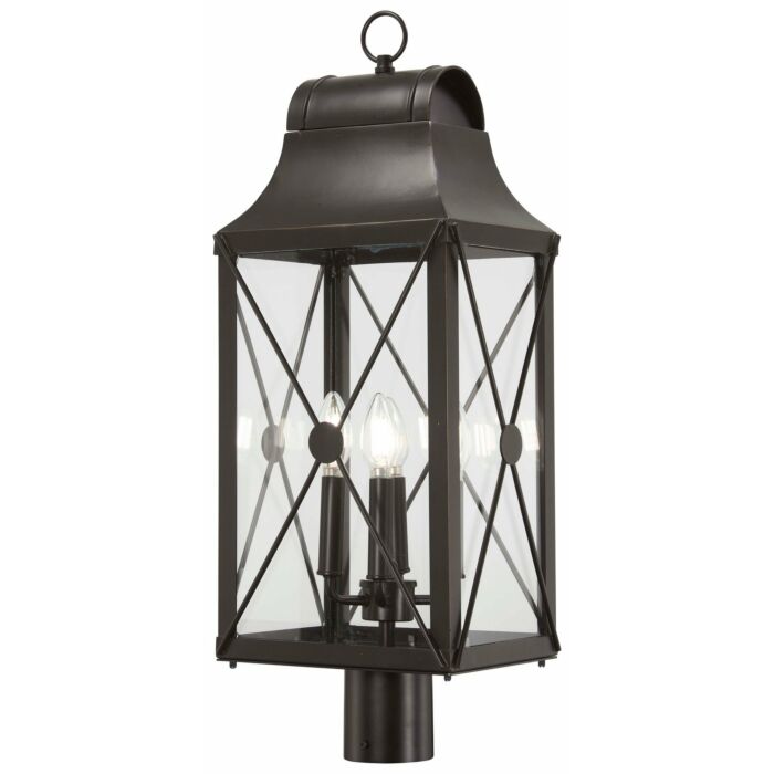 Four Light Outdoor Post Mount