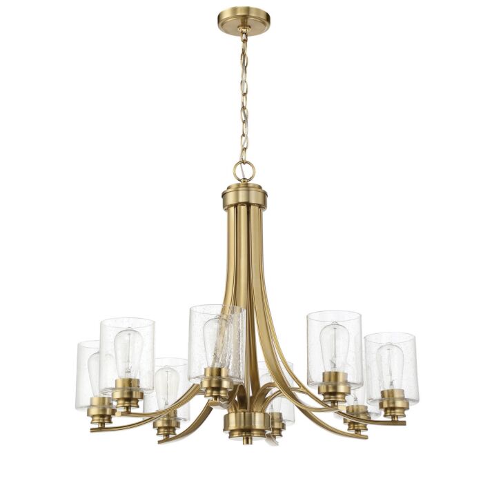Bolden 8-Light Chandelier in Satin Brass