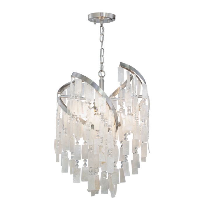 Isabel 4-Light Pendant in Satin Nickel