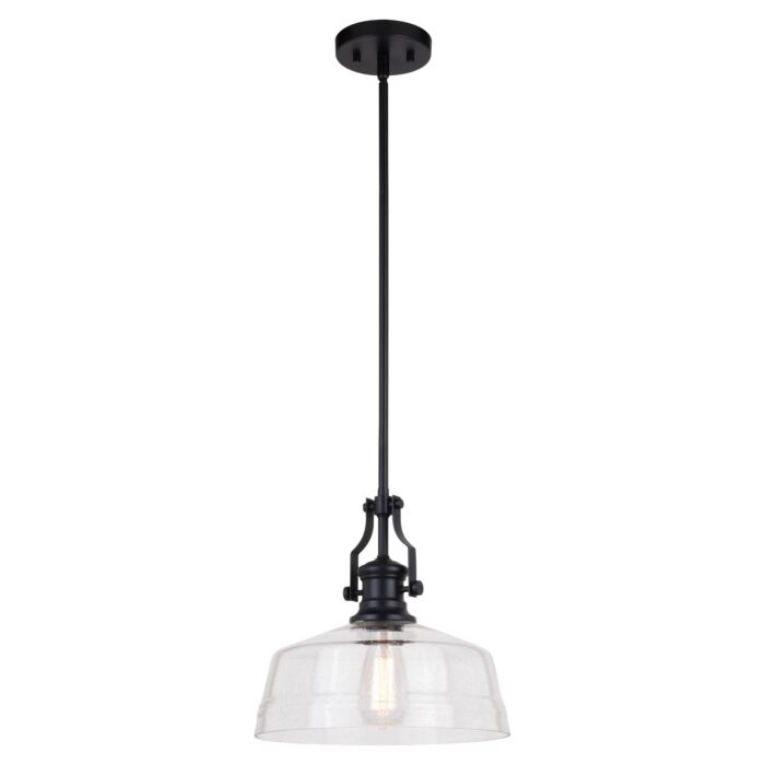 Beloit 1-Light Pendant in Matte Black