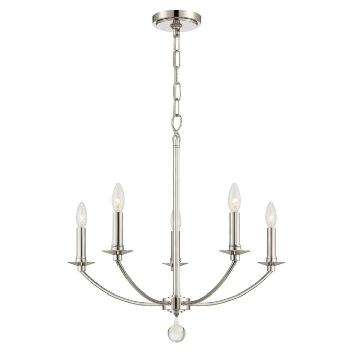 Five Light Chandelier by Crystorama