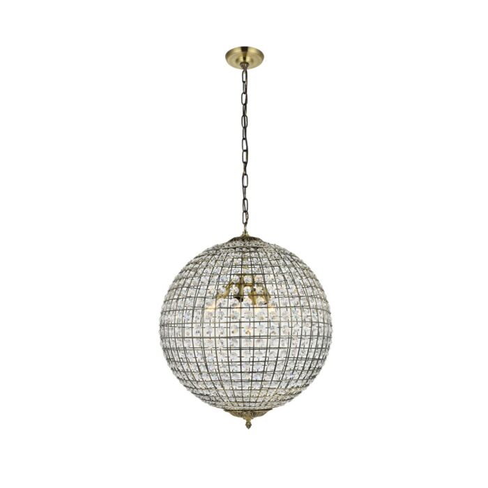 Earlene 4-Light Pendant in Antique Bronze