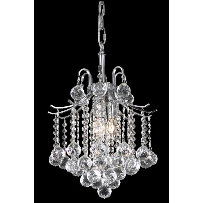 Amelia 3-Light Pendant in Chrome