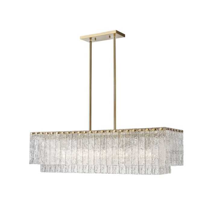 Five Light Linear Chandelier