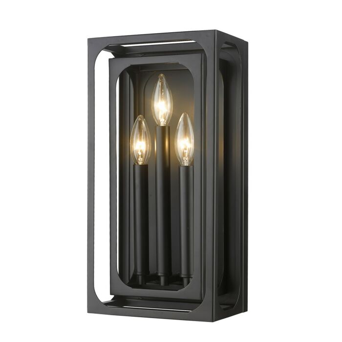 Three Light Wall Sconce