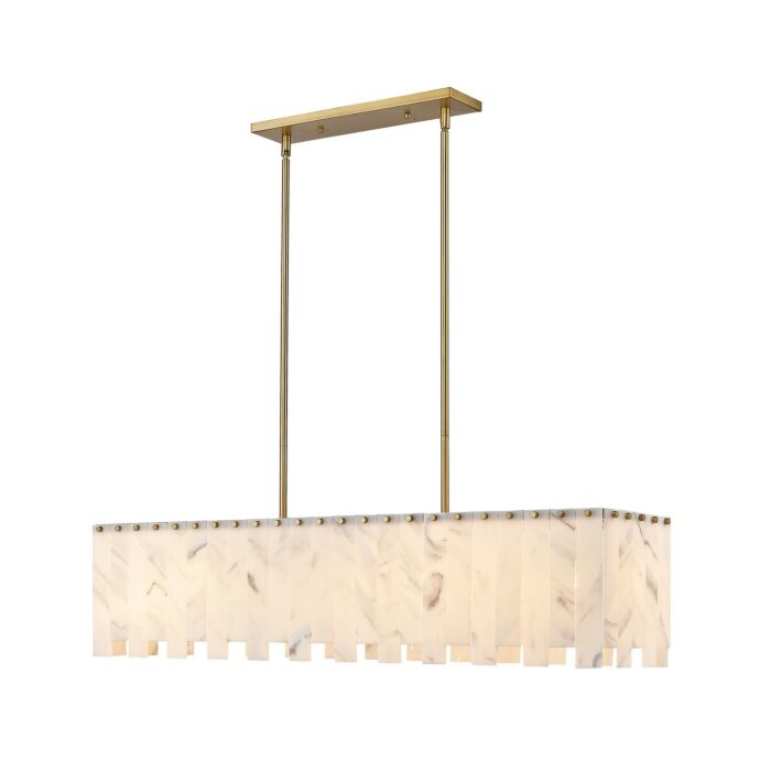 Seven Light Linear Chandelier